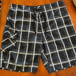 Hurley board shorts.